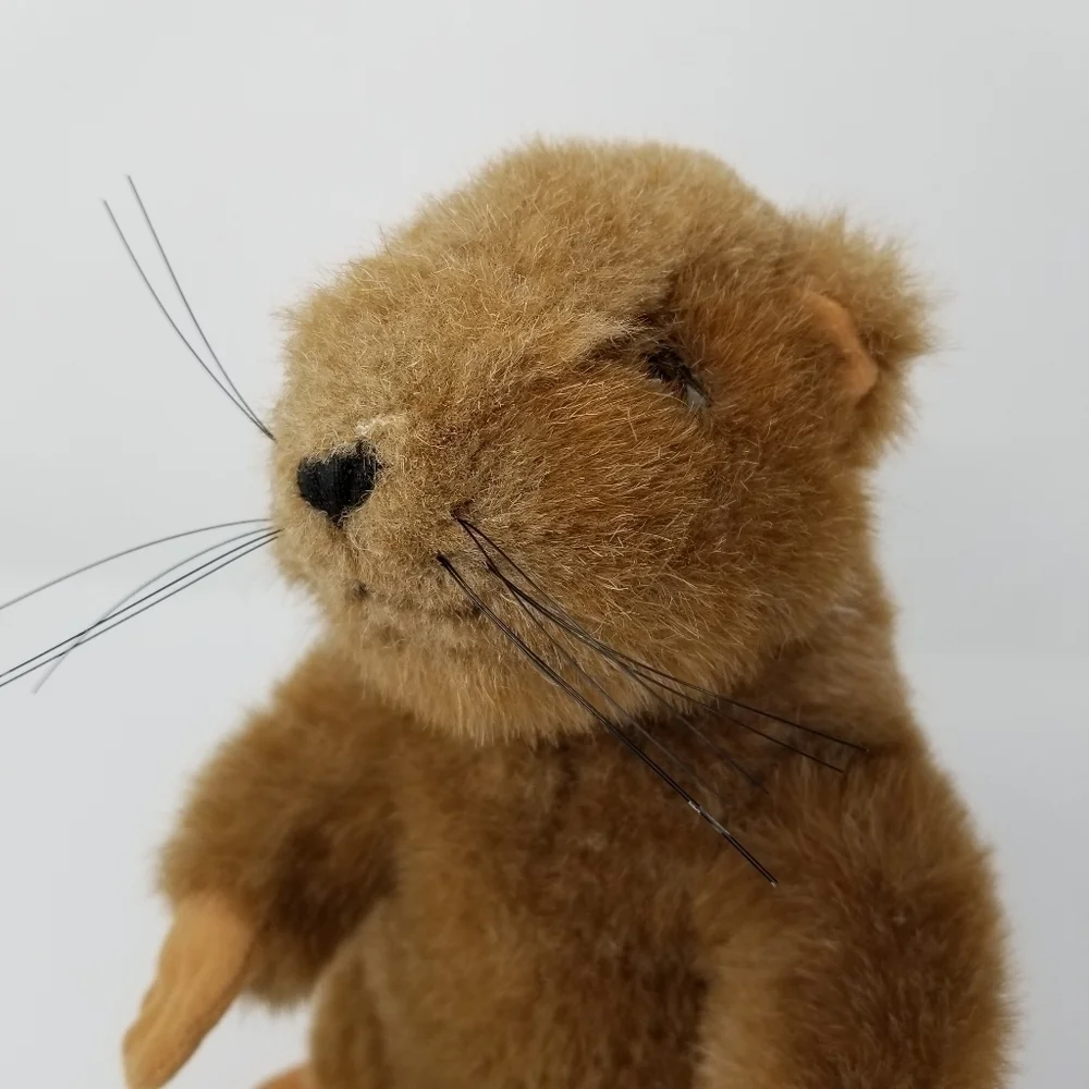 Groundhog Plush Soundprints 1992 Stuffed Animal 90s Wildlife Realistic